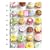 Go Stationery A6 2009 diary week to view Cup Cakes