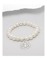 Tree Stretch Bracelet In 92.5 Sterling Silver