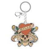 Ed Hardy Love Kills Slowly Keychain