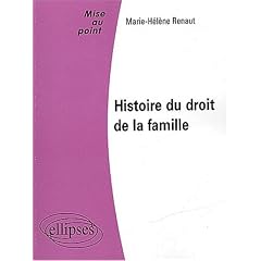 Histoire du droit de la famille