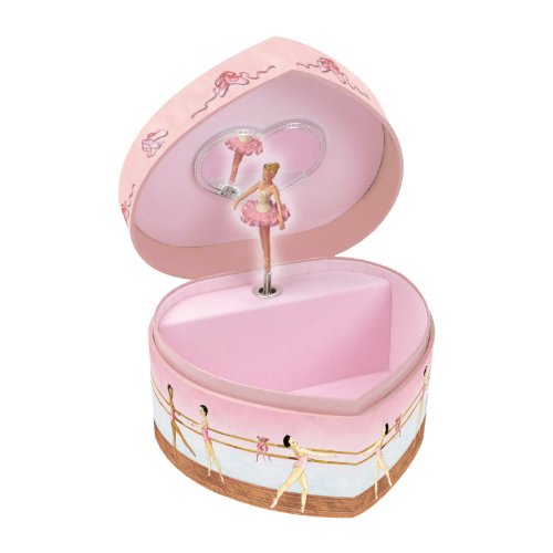 Enchantmints ballet heart shape music box