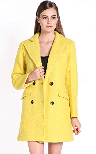 ACEVOG（エースヴォグ）レディースウールコート ロングジャケット 大きいサイズ【並行輸入品】