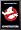 Ghostbusters Movie (Logo) 24x36 Dry Mount Poster Silver Wood Framed