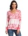 Calvin Klein Performance Women's Hoodie Tie Dye Long Sleeve, Bouquet, Medium