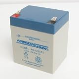 Powersonic PS-1250F2 - 12 Volt/5 Amp Hour Sealed Lead Acid Battery with 0.250 Fast-on Connector