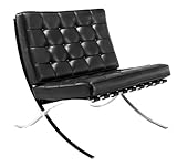 E-comfort バルセロナチェア プレミアムエディション デラックスレザー ブラック CH7002AML33 24190