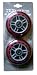 JD Bug 100mm Scooter Wheels with Bearings - Red