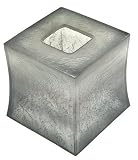 Martex Grand Patrician Resin Chroma Lights Wastebasket, Black
