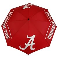 NCAA Alabama Crimson Tide 62-Inch WindSheer Hybrid Umbrella by Team Effort