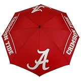 NCAA Alabama Crimson Tide 62-Inch WindSheer Hybrid Umbrella