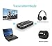 G-Cord® Bluetooth Receiver and Transmitter, Hands-Free Car Kits, Mini Wireless Bluetooth Adapter for Home/ Car Audio System (Black)