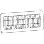 Imperial Mfg Group RG1461 Plastic Floor Register