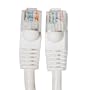 White 50FT CAT5 CAT5e RJ45 PATCH ETHERNET NETWORK CABLE 50 FT