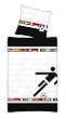 Herding 445981077 Bettw�sche Fu�ball, Linon, �sterreichische Bettw�sche-Gr��e: 70 / 90 + 140 / 200 cm
