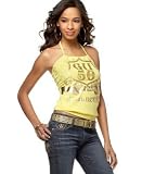 G Unit - G Unit Plus Sizes Rhinestone-Logo Halter Top