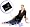 www.bauchbinden.com - Bauchband Bauchbinde mit s��em Motiv in schwarz (216)