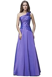 Taffeta One Shoulder Sheath Evening Dress/Prom Dress 