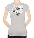 Women's: Kat Von D - Sketch Face Specialty Products T-Shirt, L - Silver