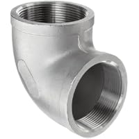 Stainless Steel 304 Cast Pipe Fitting, 90 Degree Elbow, Class 150, 1/2