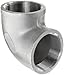 Stainless Steel 304 Cast Pipe Fitting, 90 Degree Elbow, Class 150, 1/4