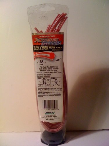 Professional Extreme Titanium Precut Replacement Trimmer Line .155 in. dia. (.39cm)