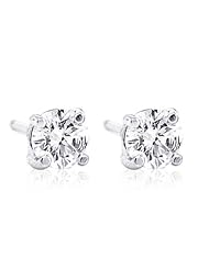 IGI CERTIFIED 1/2 Carat TW Round Diamond Stud Earrings Screwbacks 14Kt White or Yellow Gold