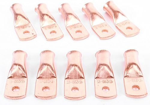 Sinister Accessories - 2 Gauge #10 Copper Ring Terminals (10 Pack) - SCR210