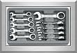 GearWrench 9520 10 Piece Metric Stubby Combination Ratcheting Wrench Set