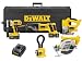 DEWALT DW5KIT-2 18 Volt XRP 1/2-Inch Drill/Driver/Hammerdrill, Reciprocating Saw, Circular Saw, Jig Saw, and Flexible Floodlight Kit