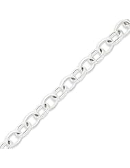 Sterling Silver 8.75 Inch Polished Fancy Link Toggle Bracelet - 8.75 Inch