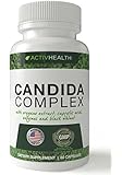 Candida Cleanse for Yeast Infection & Fungus Treatment with Caprylic Acid, Oregano Extract, Digestive Enzymes and Black Walnut Hulls Powder - Natural Treatment - Colon Cleanser to Eliminate Candida