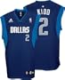 Jason Kidd Youth Jersey: adidas Navy Replica #2 Dallas Mavericks Jersey