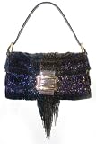 Fendi Jewel-Tone Beaded Fringe Evening Baguette 8BR000-TMA-F0LB0