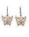 Black Hills Gold Sterling Silver Tango Butterfly Earrings