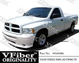 F02DRL - VFiber FRP Dodge RAM 02-05 Pick-Up Lightning 1pc Front Bumper