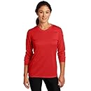 ASICS Women's Circuit-7 Warm Up Long Sleeve Running Shirt,Red,Medium