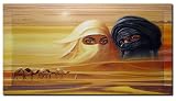 Tuareg Karawane Orient Wüste Afrika Bild 100cm x 60cm