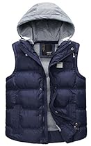 Wantdo Women's Winter Hooded Quilted Padded Puffer Vest(Sapphire Blue,US 4)
