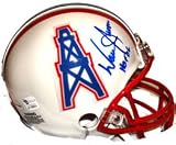 Warren Moon Autographed Houston Oilers NFL Mini Helmet