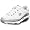 Skechers Women's Shape Ups Kinetix Response Fashion Sneaker,White Navy,8 M US