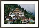 Aloobari Monastery and Surrounding Village, Darjeeling, India Framed Photographic Poster Print by Craig Pershouse, 29x21