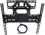 VideoSecu Articulating TV Wall Mount for most 26"-55" LCD LED Plasma TV with VESA up to 400x400, Full Motion Tilt Swivel Dual Arms Bonus 10 ft HDMI Cable BD4