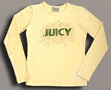 Juicy Couture - New Juicy Couture "Splattered" Logo Long Sleeve Tee YELLOW