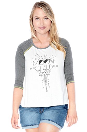 Plus Size Moon Child Graphic Tee