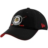 New Era Chicago Blackhawks Youth Black League Ace Adjustable Hat