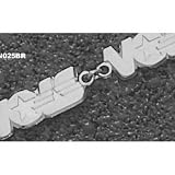 Tennessee Volunteers Solid Sterling Silver ''VOLS'' Bracelet 7 1/4''