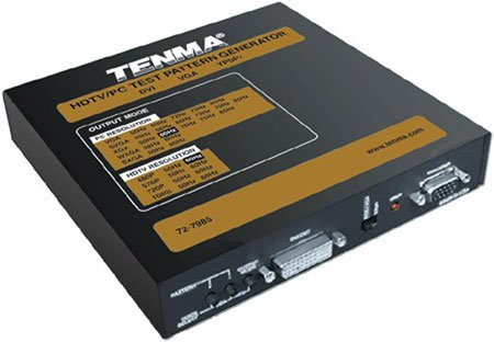 New Tenma HDTV Pattern Generator With DVI VGA PC Output Resolutions Simple Intuitive Push¨CButton New Tenma HDTV Pattern Generator With DVI VGA PC Output Resolutions Simple Intuitive Push¨CButton