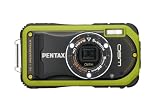 Pentax Optio W90 Digitalkamera (12 Megapixel, 5-fach opt. Zoom, 6,9 cm Display) grün