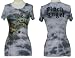 Apparel : ROMEO & JULIET COUTURE Rib-Knit Rock Angel Tee