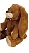 Nounours 25cm  Sitting Brown Rabbit